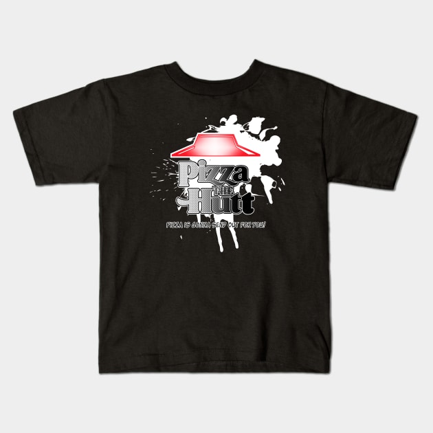 Pizza the Hut Kids T-Shirt by old_school_designs